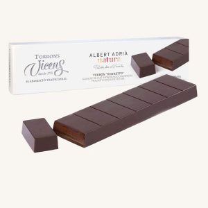 Torrons Vicens Ristretto Coffee nougat - Albert Adrià natura (Nougat / Ristretto coffee torró), etui