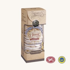 Torrons d'Agramunt Hantverksmandelnougat - traditionell Agramunt SGB, från Katalonien, låda