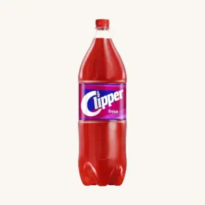 Clipper Strawberry soda (refresco de fresa), from Canary Islands, bottle 1.5liters
