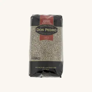 Don Pedro Pardina lentils (lenteja Pardina), from Cadiz, bag 1kg