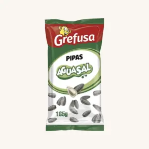 Grefusa Pipas Aguasal (roasted sunflower seeds), from Valencia, medium bag 165 g main