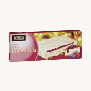 Hacendado Cheesecake nougat (turrón), from Alicante, bar 150g main